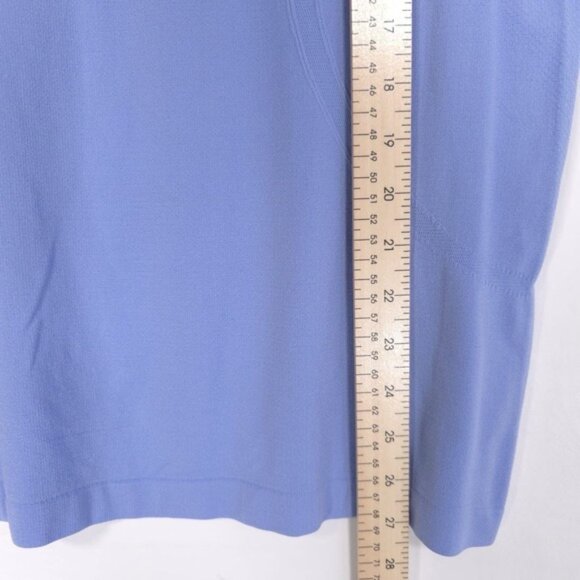 Lululemon T-Shirt 6 Blue Swiftly Tech Short Sleeve Crew Neck Stretch Top Women's - Picture 5 of 7